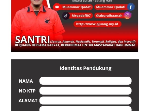Cetak Id Card Pendukung secara mandiri